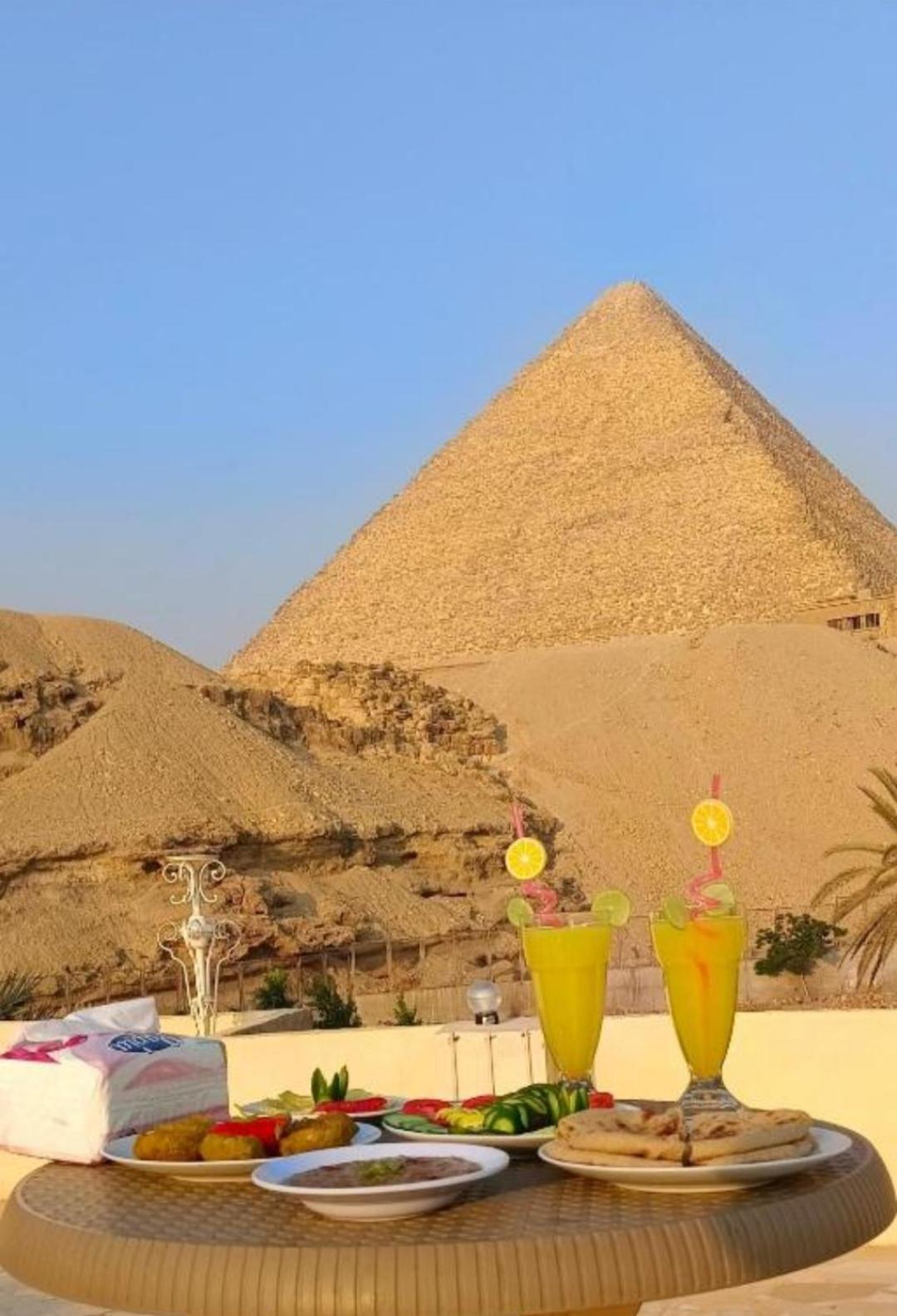 Pyramid View Gh Hotel Kafret el-Gabal Buitenkant foto