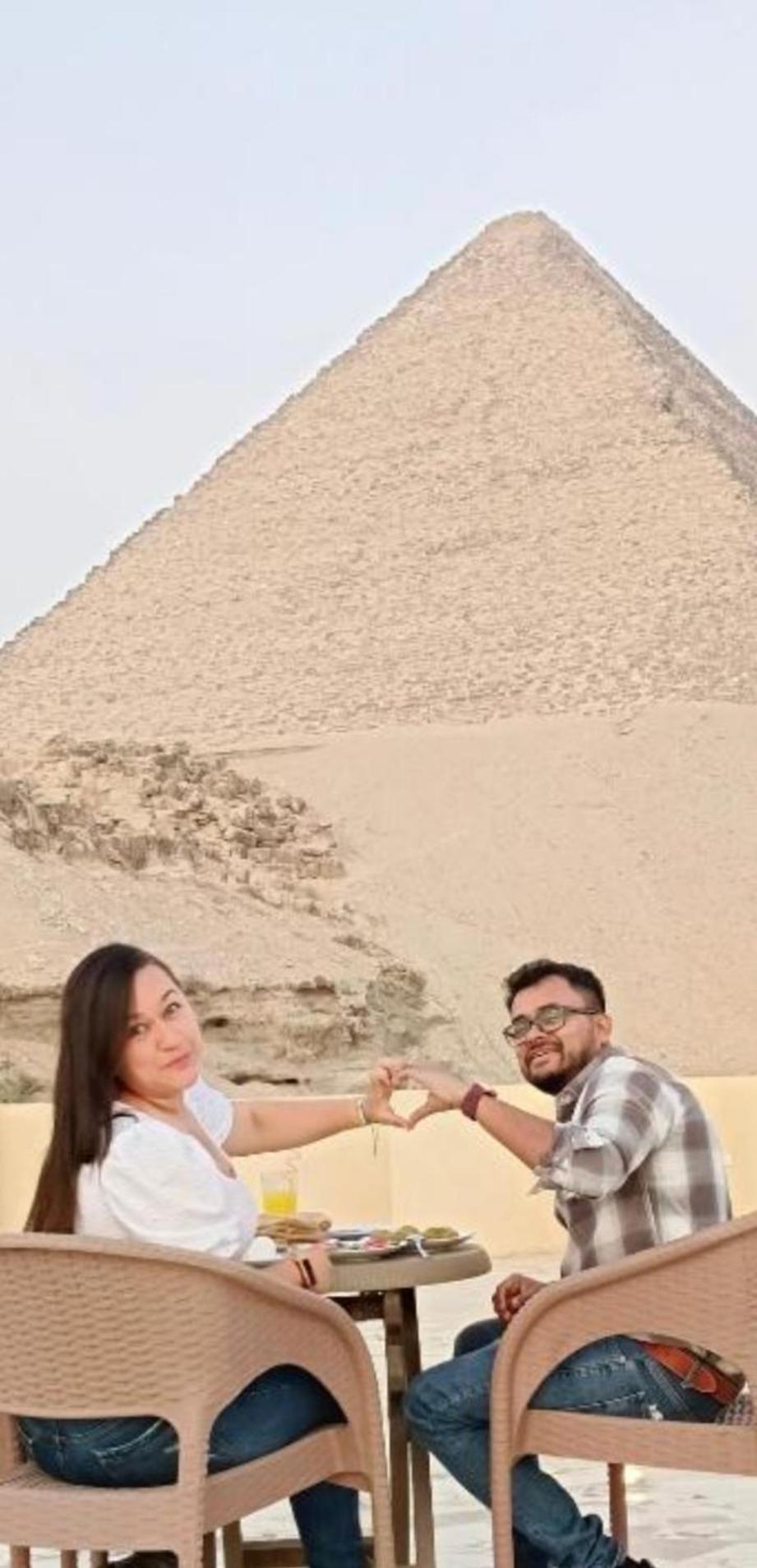Pyramid View Gh Hotel Kafret el-Gabal Buitenkant foto