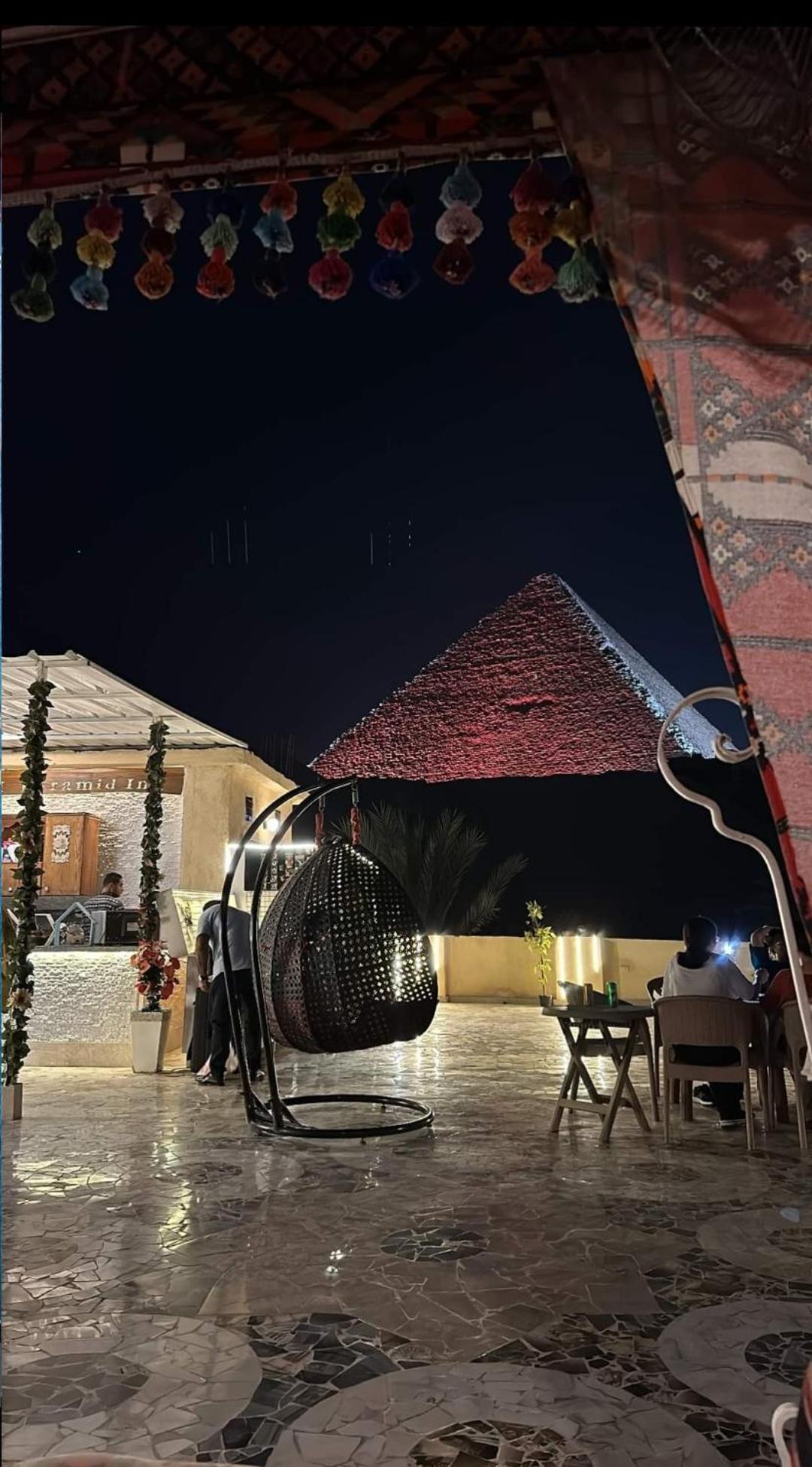 Pyramid View Gh Hotel Kafret el-Gabal Buitenkant foto